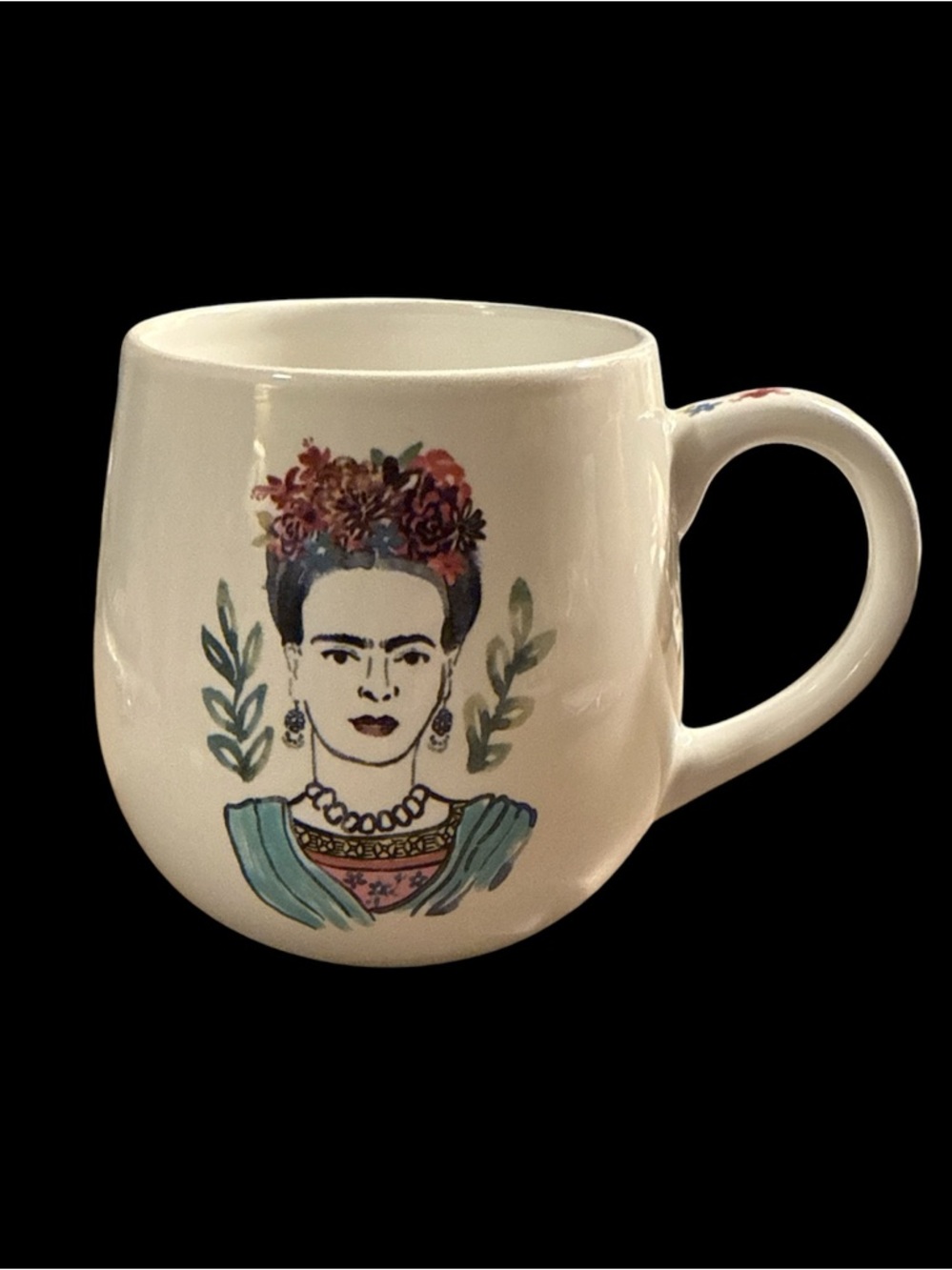 Frida Kahlo Coffee Mug 14oz Prima
Design Art Floral Handle NEW
